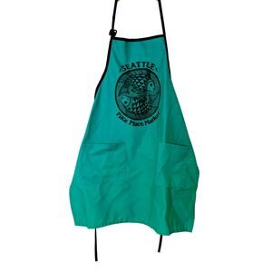 Seattle Pike Place Market Green Cooking Apron